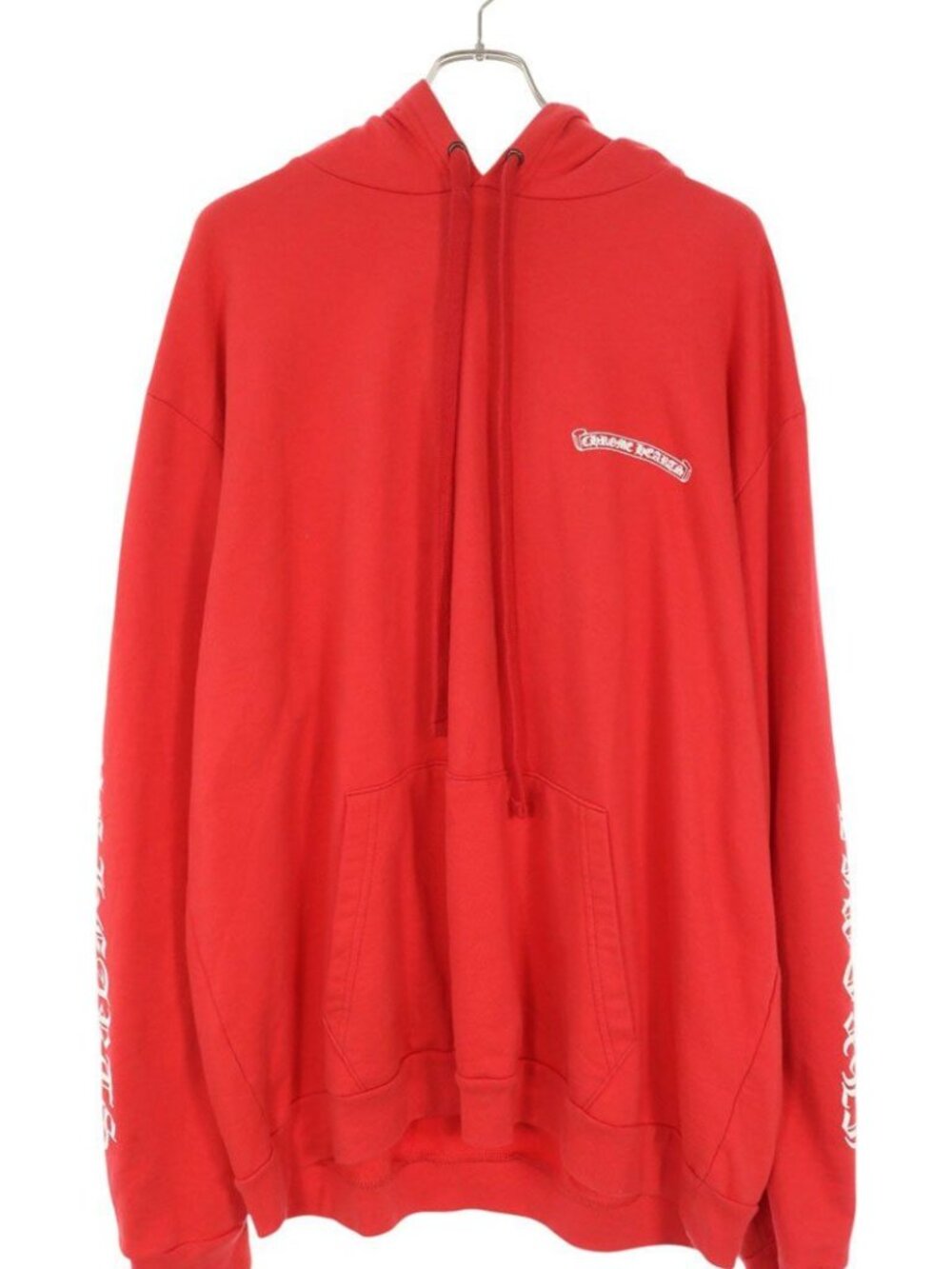 Chrome Hearts Sweatshirt Plvr Sleeve Logo Back Scroll Print Hoodie XL
